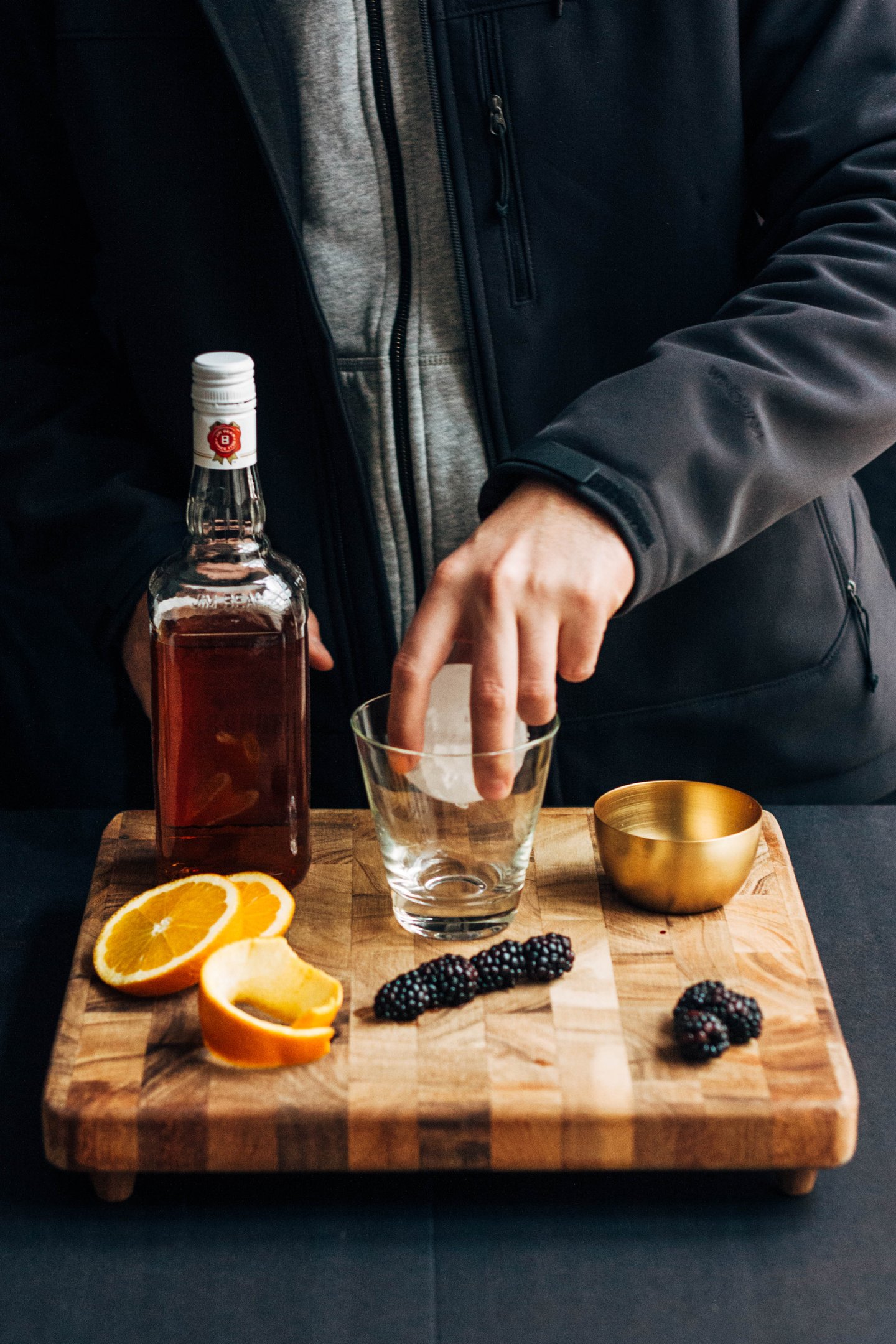 Blackberry Bourbon Cider