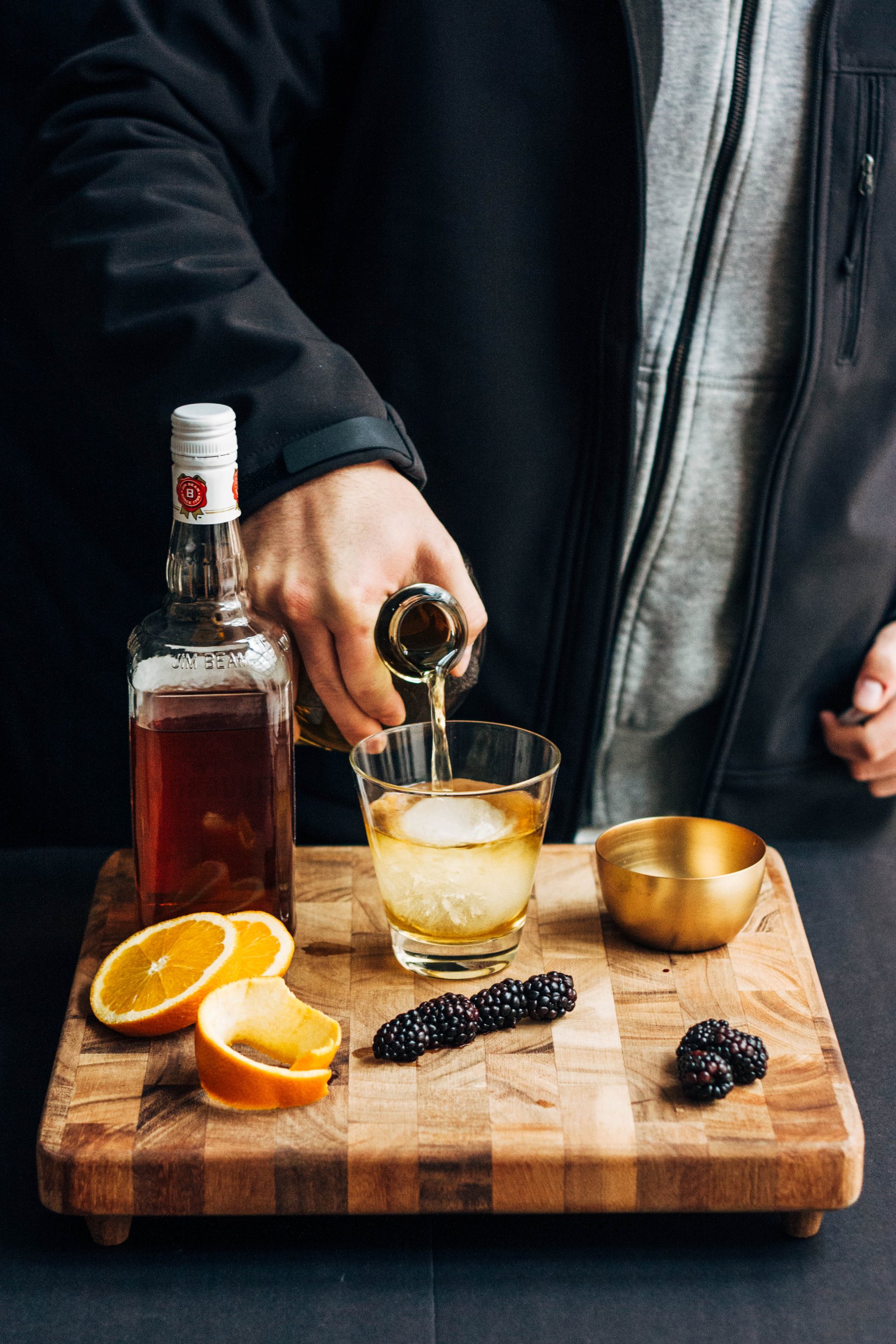 Blackberry Bourbon Cider