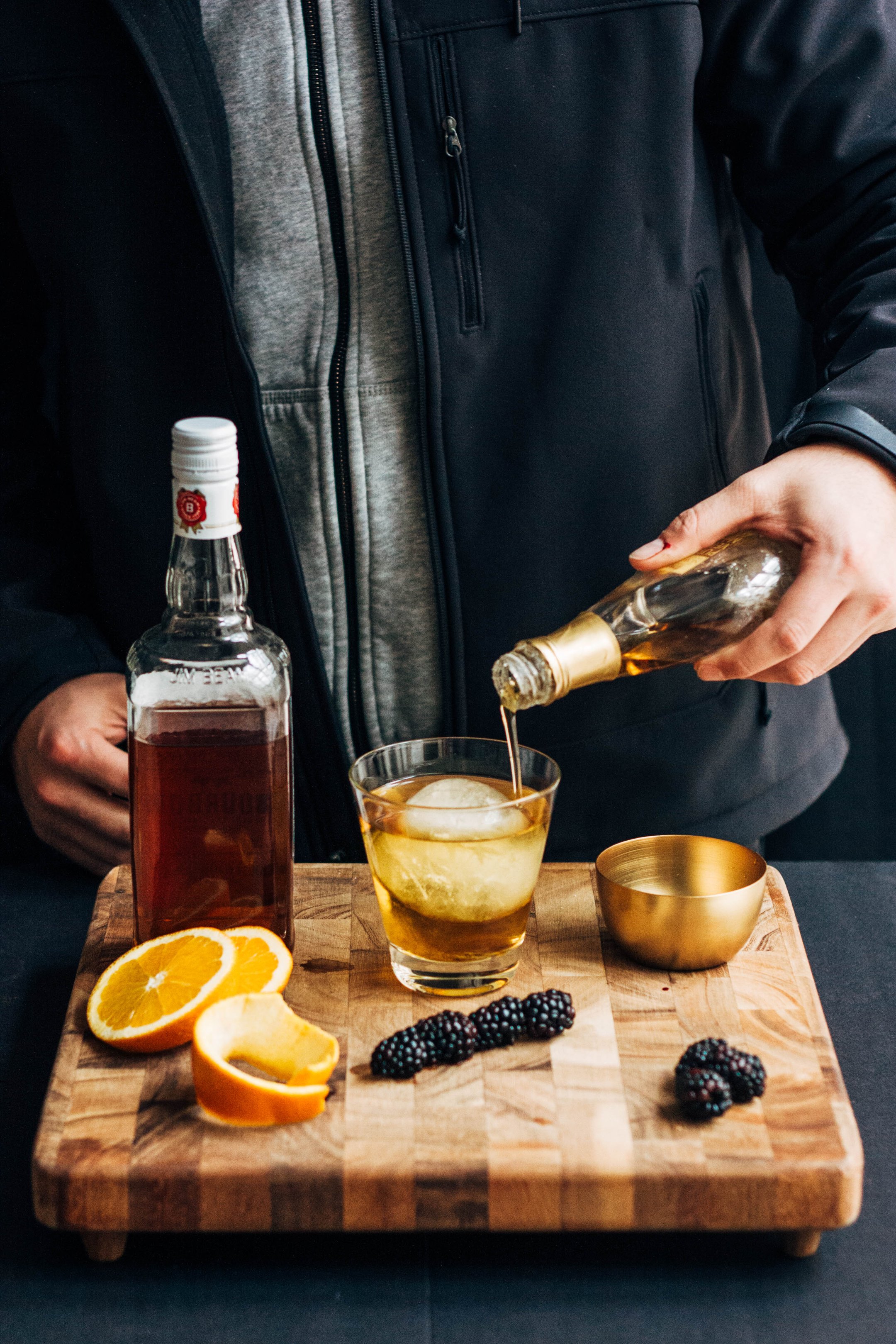 Blackberry Bourbon Cider