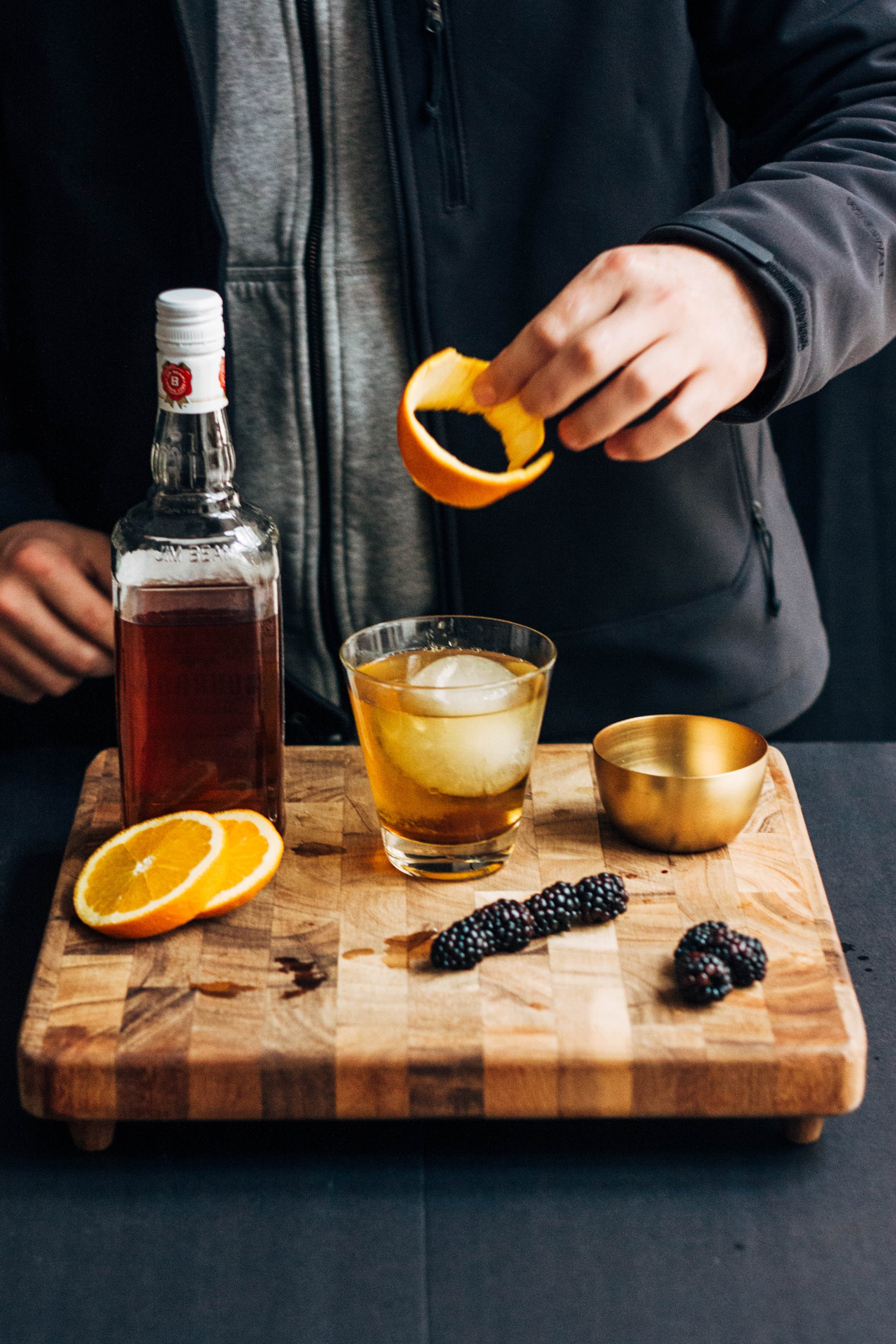 Blackberry Bourbon Cider