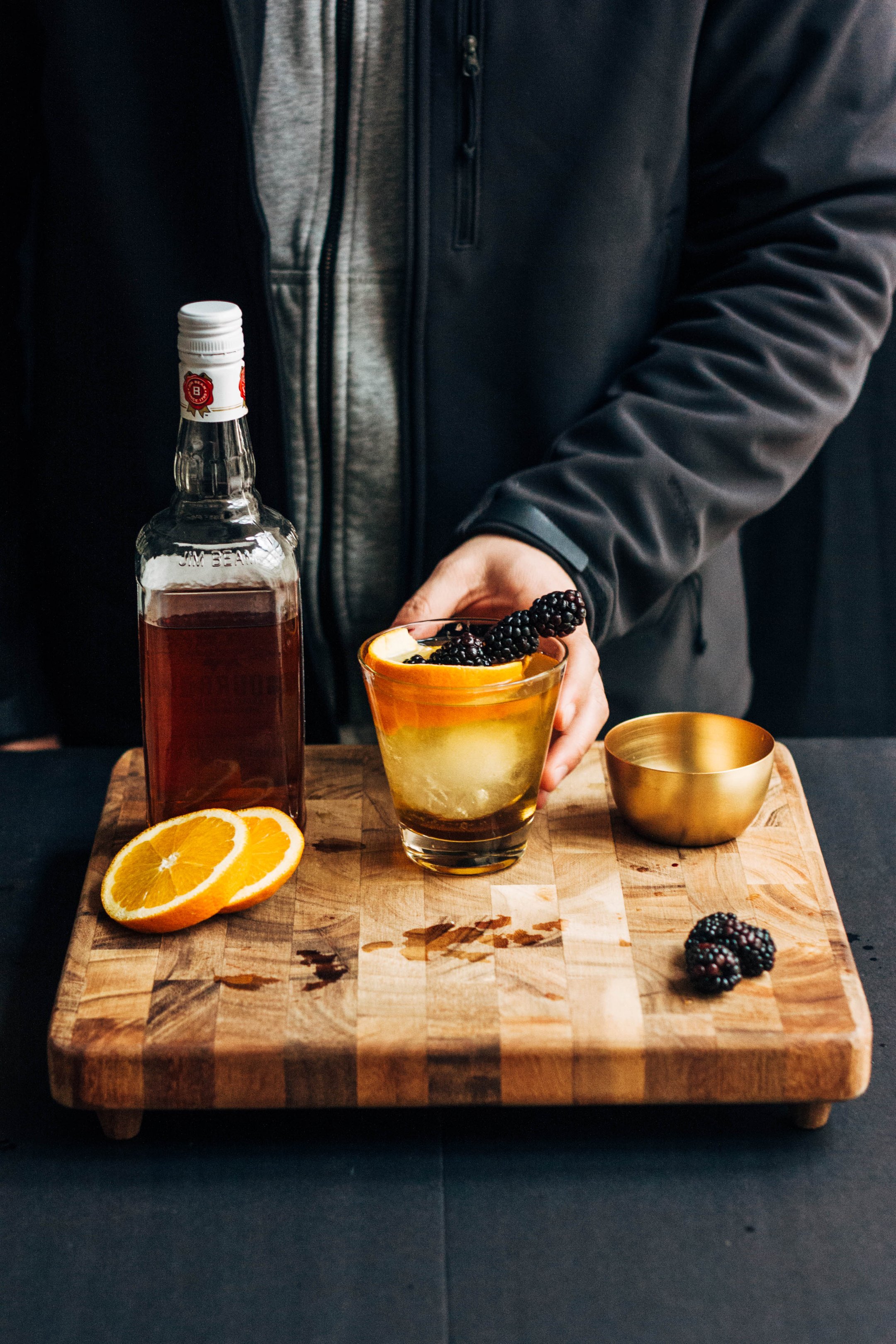 Blackberry Bourbon Cider