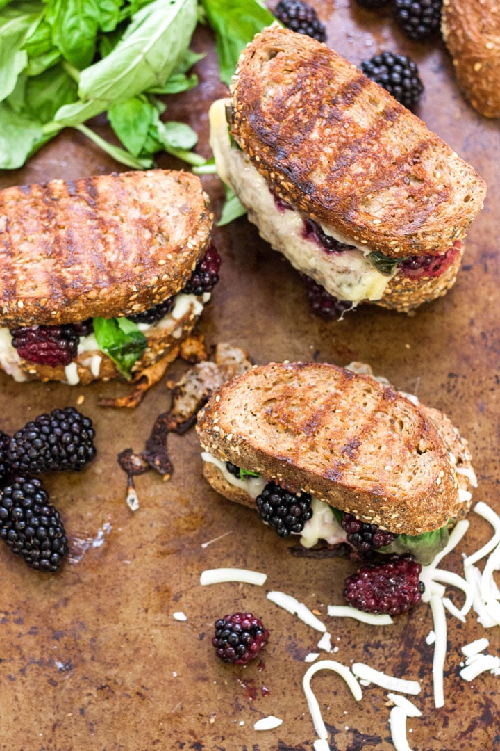 Blackberry Grilled Cheese Sandwiches