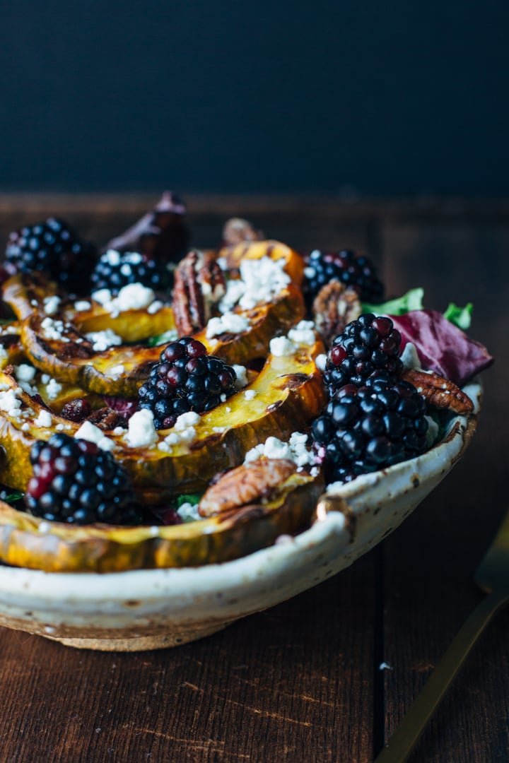 Blackberry & Acorn Squash Salad