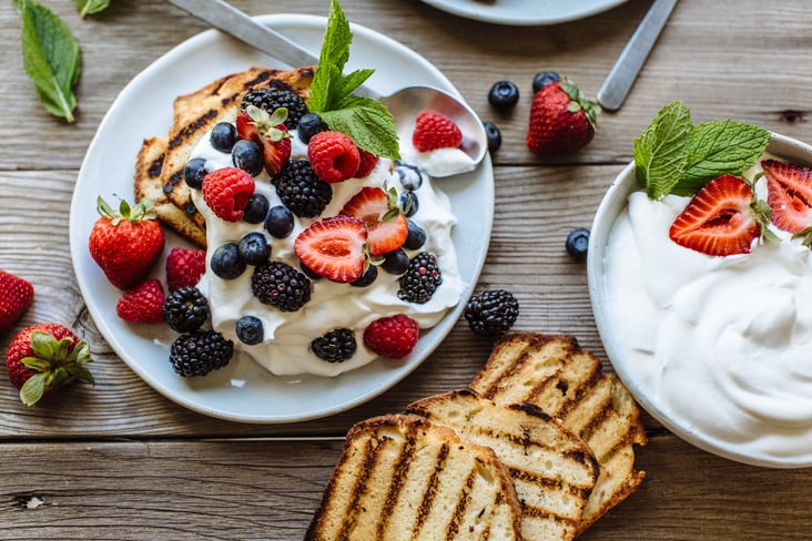 Pound Cake With Macerated Berries Pound Cake With Macerated Berries