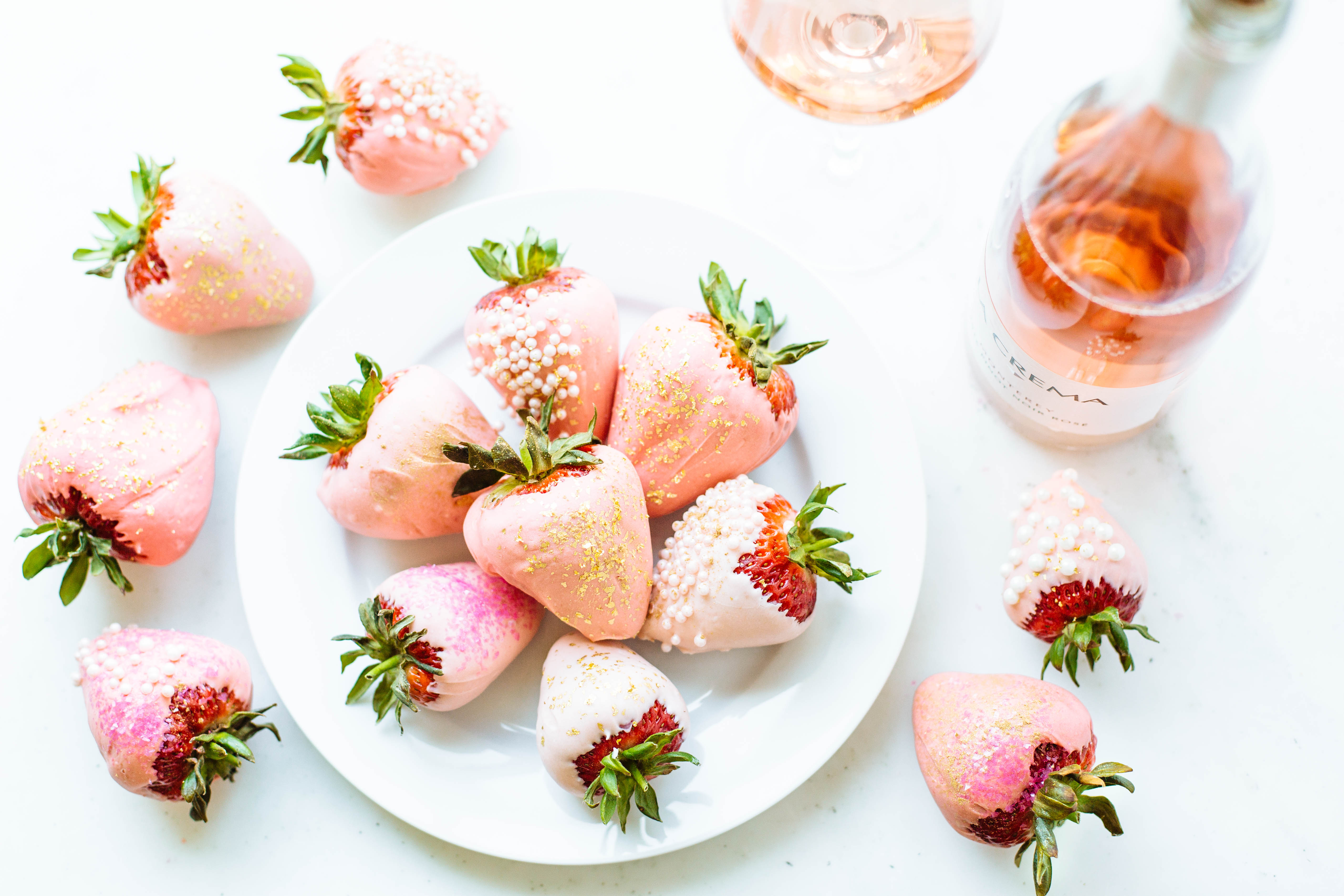 Mother S Day White Chocolate And Rose Covered Strawberries